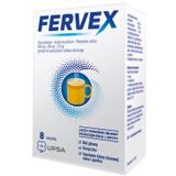 Fervex 500 mg + 200 mg + 25 mg, granulat do sporządzania roztworu doustnego, smak cytrynowy, 8 saszetek KRÓTKA DATA - miniaturka zdjęcia produktu