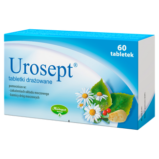 Urosept, 60 tabletek drażowanych USZKODZONE OPAKOWANIE - zdjęcie produktu