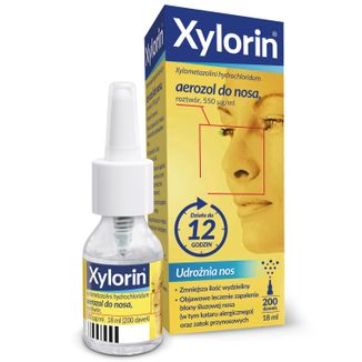 Xylorin 550 μg/ ml, aerozol do nosa, 18 ml - zdjęcie produktu