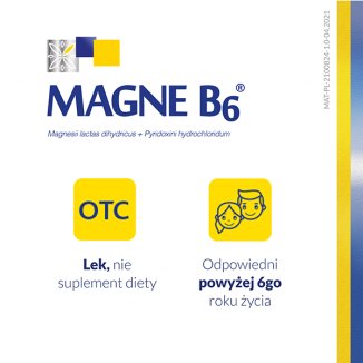 Magne B6 48 mg + 5 mg, 50 tabletek - 3 Magne B6 48 mg + 5 mg, 50 tabletek - 3 - zdjęcie produktu