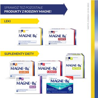 Magne B6 48 mg + 5 mg, 50 tabletek - 5 Magne B6 48 mg + 5 mg, 50 tabletek - 5 - zdjęcie produktu