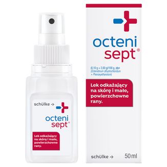 Octenisept (0,10 g + 2 g)/ 100 g, płyn, 50 ml USZKODZONE OPAKOWANIE - zdjęcie produktu