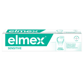 Elmex Sensitive,pasta do zębów z aminofluorkiem, 75 ml - zdjęcie produktu