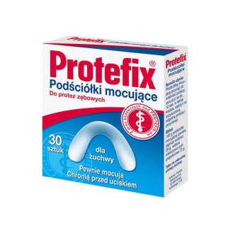 Protefix, podściółki mocujące do protez zębowych, dla żuchwy, 30 sztuk - zdjęcie produktu
