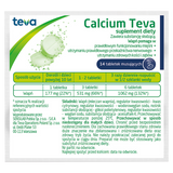 Calcium Teva, 14 tabletek musujących - miniaturka zdjęcia produktu