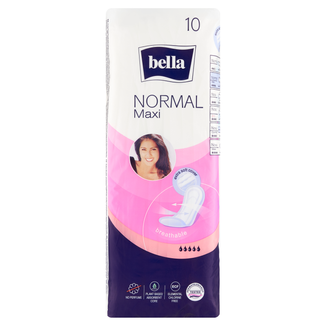 Bella Normal, podpaski higieniczne Softiplait, anatomiczne, Maxi, 10 sztuk - zdjęcie produktu