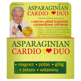 Asparaginian CardioDuo, 50 tabletek - zdjęcie produktu