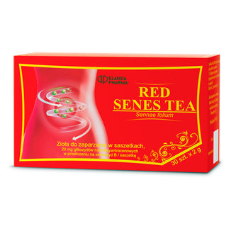 Red Senes Tea 20 mg, zioła do zaparzania, 2 g x 30 saszetek - zdjęcie produktu