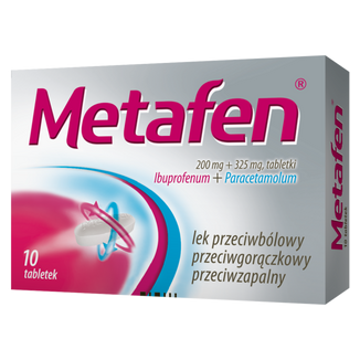 Metafen 200 mg + 325 mg, 10 tabletek - zdjęcie produktu