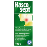 Hascosept 1,5 mg/g, roztwór do stosowania w jamie ustnej, 100 g - miniaturka zdjęcia produktu