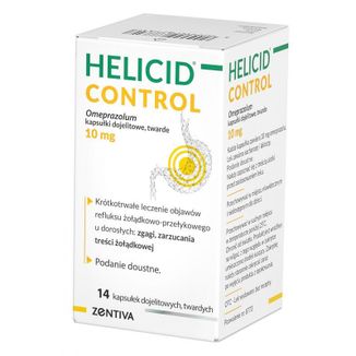 Helicid Control 10 mg, 14 kapsułek USZKODZONE OPAKOWANIE - zdjęcie produktu