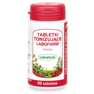 Tabletki tonizujące Labofarm 150 mg + 30 mg + 100 mg + 40 mg, 90 tabletek - zdjęcie produktu