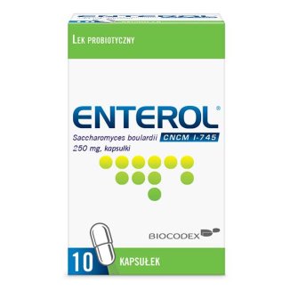 Enterol, 250 mg, 10 kapsułek - zdjęcie produktu