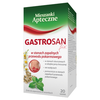 Gastrosan fix (1000 mg + 660 mg + 340 mg)/ 2 g, 20 saszetek - zdjęcie produktu