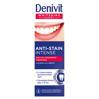 Denivit, pasta do zębów, Anti-Stain Intense, 50 ml - zdjęcie produktu
