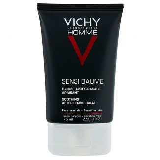 Vichy Homme Sensi Baume, kojący balsam po goleniu do skóry wrażliwej, 75 ml - zdjęcie produktu