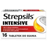 Strepsils Intensive 8,75 mg, 16 tabletek do ssania - miniaturka zdjęcia produktu