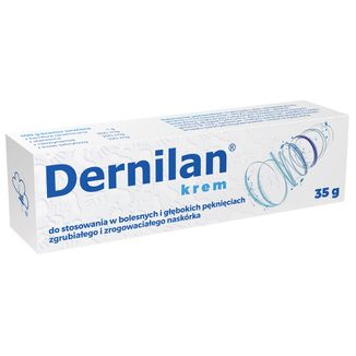 Dernilan (1 g + 300 mg + 250 mg + 100 mg)/100 g, krem, 35 g - zdjęcie produktu