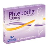 Phlebodia 600 mg, 30 tabletek powlekanych - miniaturka zdjęcia produktu