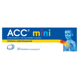 ACC Mini 100 mg, 20 tabletek musujących - miniaturka zdjęcia produktu