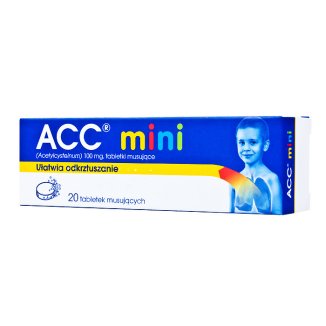 ACC Mini 100 mg, 20 tabletek musujących - zdjęcie produktu