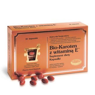 Bio-Karoten + witamina E, 30 kapsułek - zdjęcie produktu