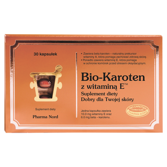 Bio-Karoten + witamina E, 30 kapsułek - zdjęcie produktu