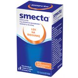 Smecta 3 g, smak pomarańczowo-waniliowy, 10 saszetek USZKODZONE OPAKOWANIE - miniaturka zdjęcia produktu
