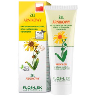 Floslek, żel arnikowy na rozszerzone naczynka i sińce, 50 ml USZKODZONE OPAKOWANIE - zdjęcie produktu