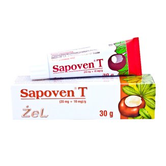 Sapoven T (20 mg + 10 mg)/ g, żel, 30 g - zdjęcie produktu