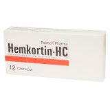 Hemkortin-HC 10 mg + 10 mg, czopki doodbytnicze, 12 sztuk - miniaturka zdjęcia produktu