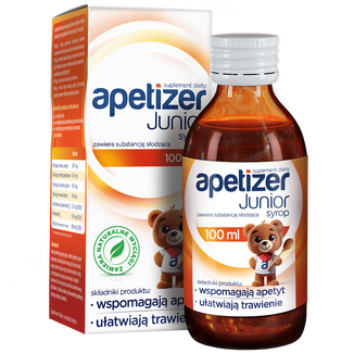 Apetizer Junior, syrop dla dzieci powyżej 3 roku, 100 ml - zdjęcie produktu