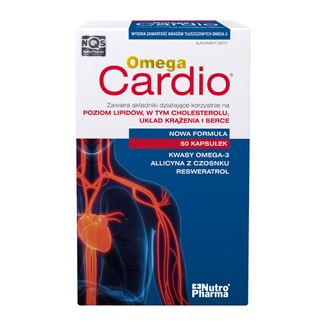 Omega Cardio, 60 kapsułek - zdjęcie produktu