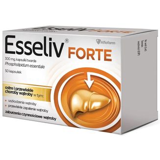 Esseliv Forte 300 mg, 50 kapsułek twardych - zdjęcie produktu