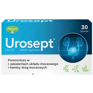 Urosept, 30 tabletek drażowanych Urosept, 30 tabletek drażowanych - zdjęcie produktu