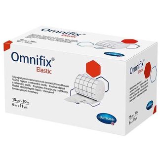 Omnifix Elastic, elastyczny przylepiec hipoalergiczny, 15 cm x 10 m, 1 sztuka USZKODZONE OPAKOWANIE - zdjęcie produktu