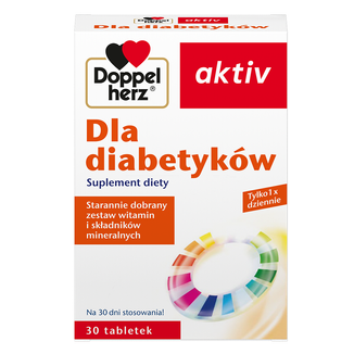 Doppelherz aktiv Dla Diabetyków, 30 tabletek USZKODZONE OPAKOWANIE - zdjęcie produktu
