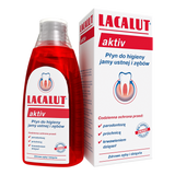 Lacalut Aktiv, płyn do płukania jamy ustnej, 300 ml USZKODZONE OPAKOWANIE - miniaturka zdjęcia produktu