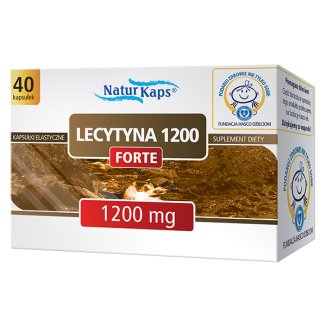 Lecytyna 1200 mg Forte, 40 kapsułek - zdjęcie produktu