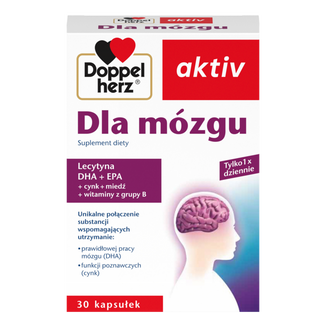 Doppelherz aktiv Dla Mózgu, 30 kapsułek USZKODZONE OPAKOWANIE - zdjęcie produktu