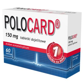 Polocard 150 mg, 60 tabletek dojelitowych - zdjęcie produktu