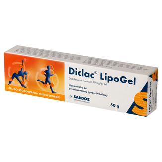 Diclac LipoGel 10 mg/ g, żel, 50 g - zdjęcie produktu