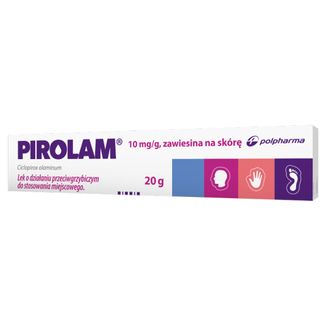 Pirolam 10 mg/ g, zawiesina na skórę, 20 g - zdjęcie produktu
