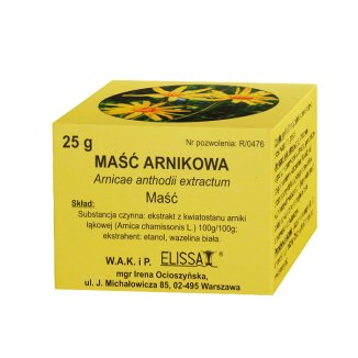 Elissa, maść arnikowa, 25 g - zdjęcie produktu