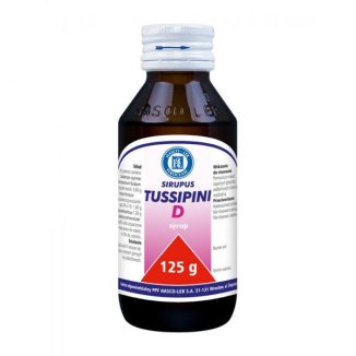 Tussipini D (6,60 g + 1 g + 1 g)/ 100 g, syrop, 125 g - zdjęcie produktu