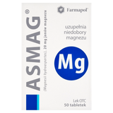 Asmag 20 mg, 50 tabletek - miniaturka zdjęcia produktu