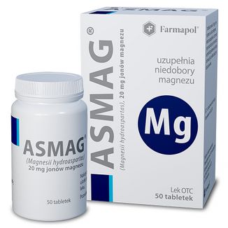 Asmag 20 mg, 50 tabletek - zdjęcie produktu
