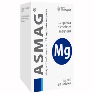 Asmag 20 mg, 50 tabletek - zdjęcie produktu