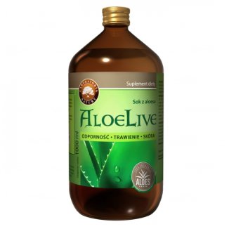 Laboratoria Natury AloeLive, sok z aloesu, 1000 ml - zdjęcie produktu