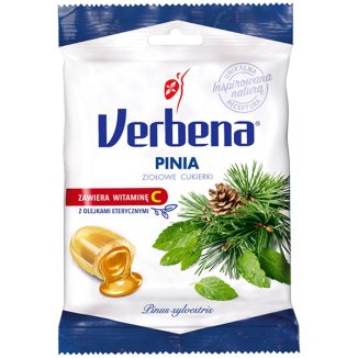 Verbena Pinia, cukierki ziołowe z witaminą C, 60 g - zdjęcie produktu